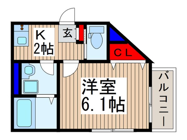 Ｗｉｌｌ　ｉｄｅａ南区辻の物件間取画像